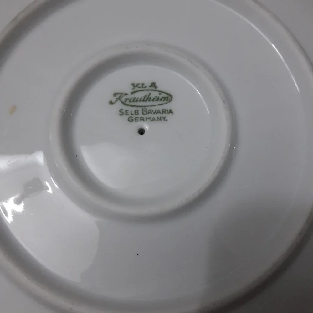 K & A Krautheim Selb Bavaria Germany Sauce Bowl with Attached Underplate Excelle